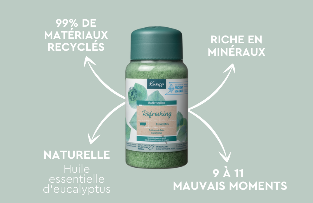 Kneipp Cristaux de bain rafraîchissants usp